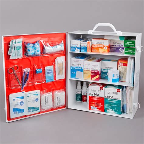 Each family's needs are unique, so you may need to add or subtract items. Noble Products 933-Piece 3 Shelf Class B First Aid Kit Cabinet