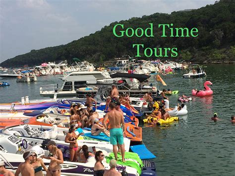 Your 1 Lake Travis Party Bargepontoon Boat Solution Good Time Tours