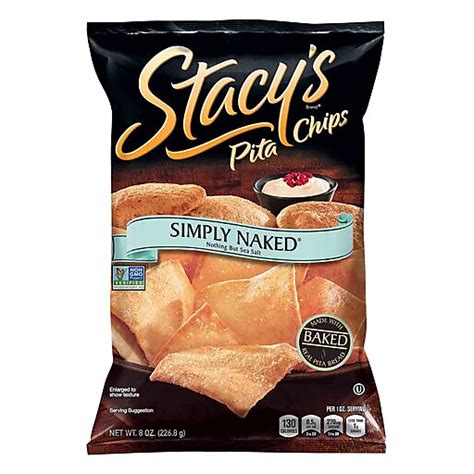 Stacy S Simply Naked Sea Salt Pita Chips Oz Pita Fishers Foods
