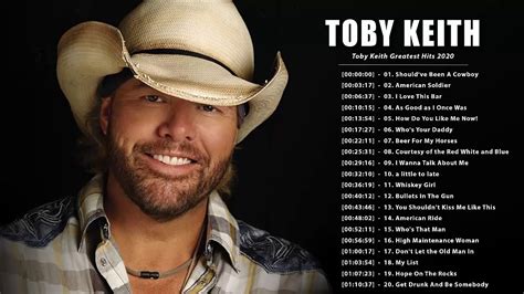 Toby Keith Greatest Hits Top 20 Best Country Songs Of Toby Keith