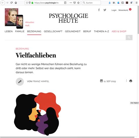 Polyamory, or consensual nonmonogamy, is the practice of having multiple intimate relationships, whether sexual or just romantic, with the full knowledge and consent of all parties involved. Psychologie Heute