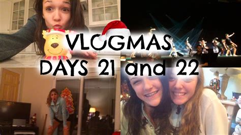 Vlogmas Days 21 And 22 Sleepover Cast Party Secret Santa And Baking Youtube