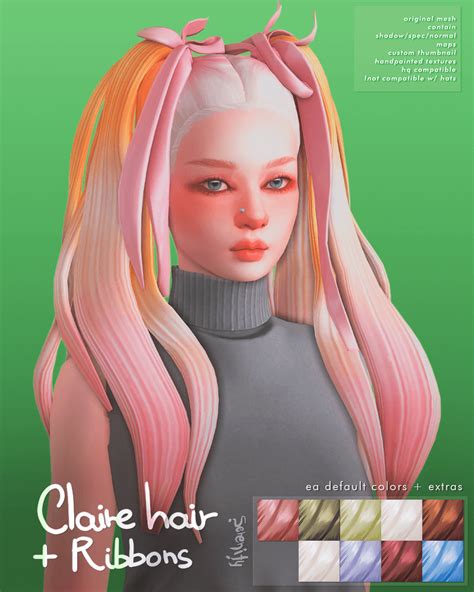 Sims 4 Claire Hair The Sims Book