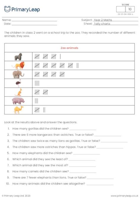 Tally Marks Worksheets K5 Learning Tally Chart Interactive Worksheet Barbarei Andria