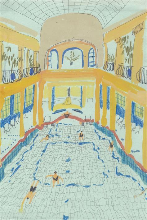 charlotte ager; amazing pool!! | Illustration art, Art, Art drawings