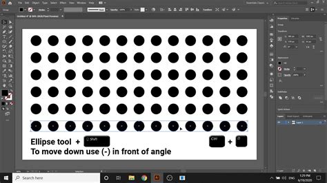 Dublicate Shapes In Adobe Illustrator 2020 Copy Shapes Circles
