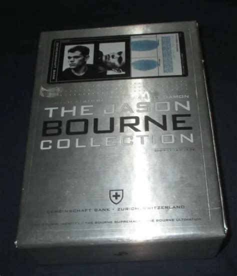 The Jason Bourne Collection Dvd 2007 4 Disc Set Limited Edition