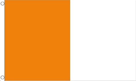 Orange And White Flag Flagman