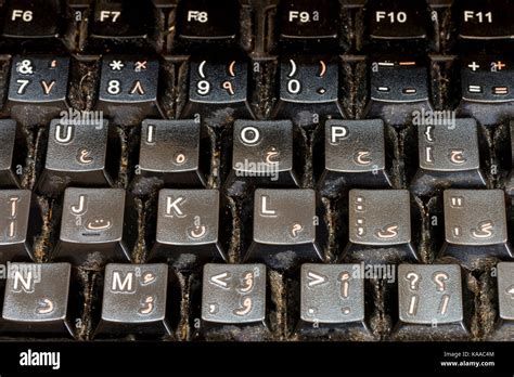 Dirty Computer Keyboard Stock Photo Alamy