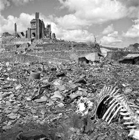Hiroshima And Nagasaki Haunting Black And White Photos From The Ruins