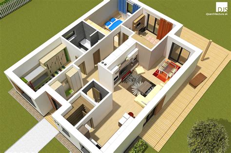 House Plans Bungalow O105 DJS Architecture