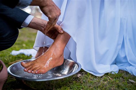 How To Include The Feet Washing Wedding Tradition In Your Ceremony With A Sample Script For The