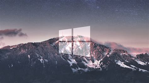 Wallpaper Windows 10 Landscape Mountains 1920x1080