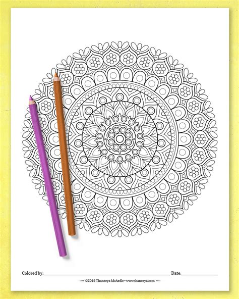 detailed mandala coloring pages fun printable coloring pages   print  color