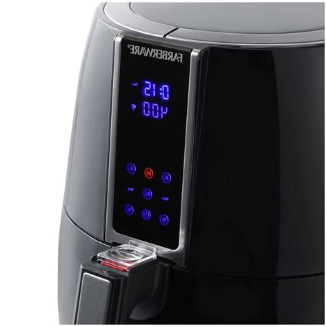 You will need to use very little or no oil at all to prepare food with a lot less fat and calories. Farberware Digital Air Fryer Oil-Less Healthy Cooking digital