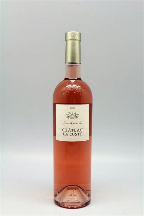 Château La Coste Côteaux d'Aix en Provence 2018 rosé  VINS & MILLESIMES