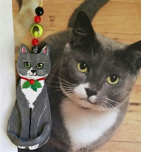 Custom Cat Ornament Cat Ornament Cat Christmas Ornament