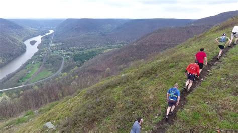 Hyner run carves a small valley from the surrounding steep mountains, creating a natural haven for outdoor adventures. Hyner View Trail Challenge 2017 - Part II - YouTube