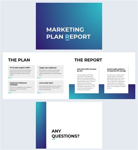 Free Marketing Plan Report Template Flipsnack
