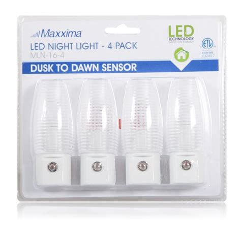 Maxxima Mln 16 Led Plug In Night Light With Auto Dusk To Dawn Sensor 5