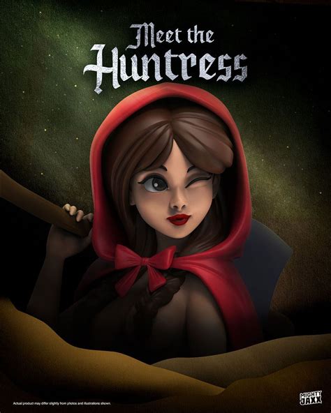 Who S Afraid Of The Big Bad Wolf The Huntress Polystone Resin Art Toy From Mighty Jaxx Sure