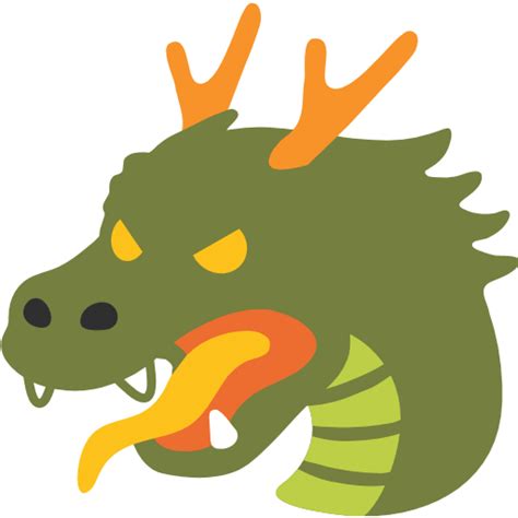 More images for dragon de face » List of Android Animals & Nature Emojis for Use as Facebook Stickers, Email Emoticons & SMS ...