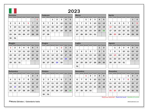 Calendario 2023 Da Stampare “32ld” Michel Zbinden It