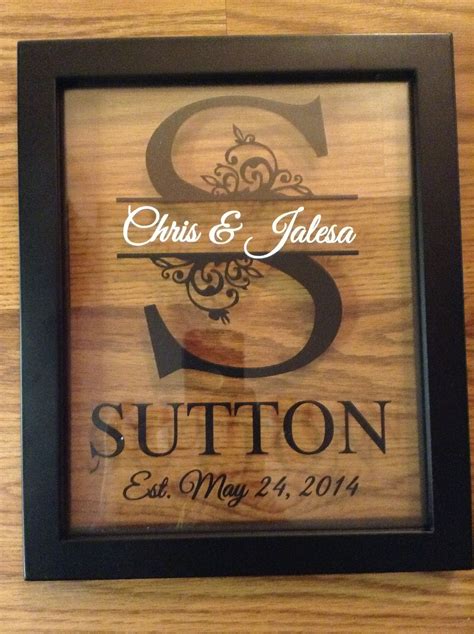 Check spelling or type a new query. Personalized Last Name Floating Frame 8X10 | Cricut ...