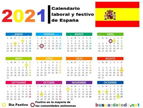 Hoy Es Festivo 2021 Calendario 2021 Festivos Festivos Apertura Y
