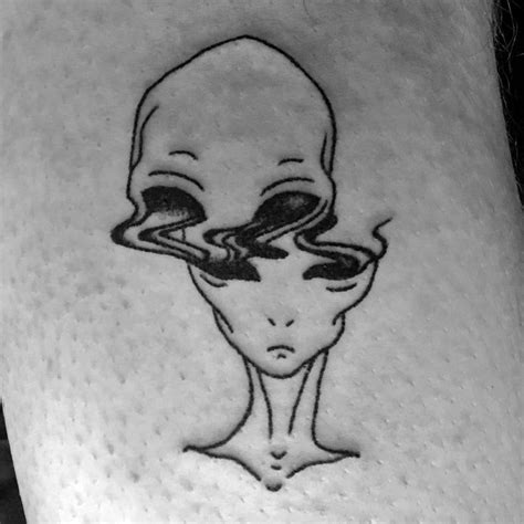 Alien Smoking Line Tattoo Artofit