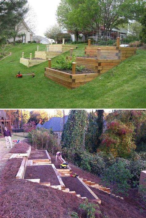 22 Amazing Ideas To Plan A Slope Yard That You Should Not Miss Sloped