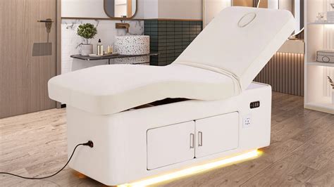 Heated Electric Massage Table Beauty Spa Bed Salon Treatment Bed Cosmetic Facial Chair Buy
