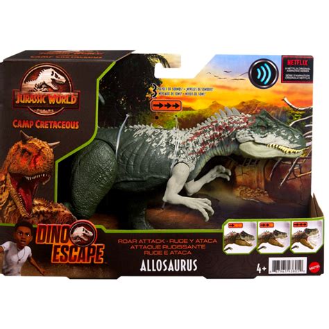 Jurassic World Camp Cretaceous Green Allosaurus Roar Attack 10