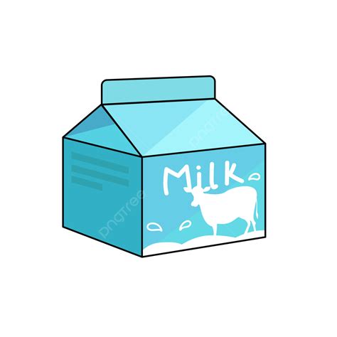 Gambar Vektor Kotak Paket Susu Susu Kotak Susu Kotak Kemasan Png Dan