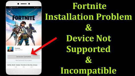 How To Play Fortnite On Incompatible Android Device Device Not