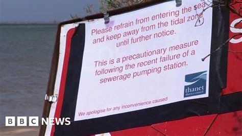 Beach Pollution Firm Southern Water Fined M Bbc News