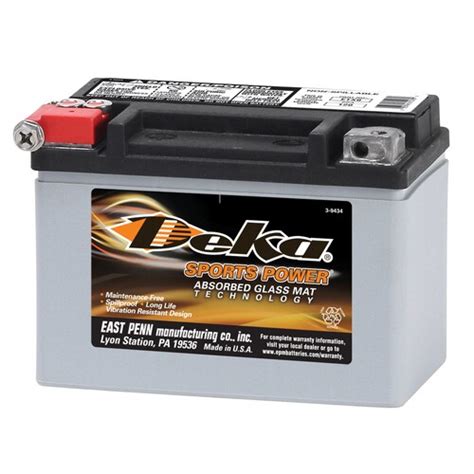 Keeping your motorcycle battery discharged for a long period can cause untimely battery death. Deka 12-Volt Motorcycle Battery at Lowes.com