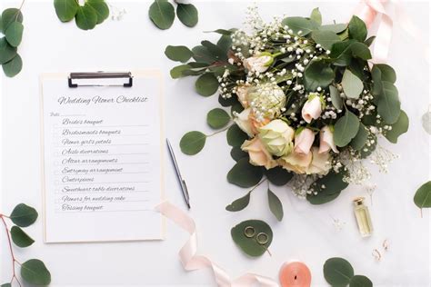 Ultimate Wedding Flower Checklist To Help Plan Your Wedding