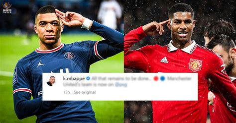 Psg Star Kylian Mbappes Instagram Caption Hints At Manchester United Transfer