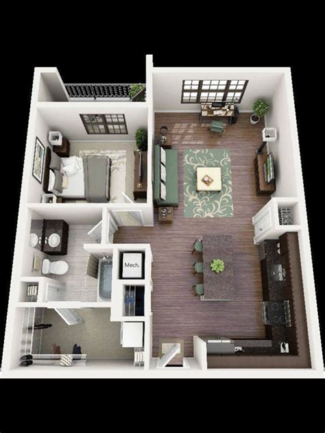 One Bedroom Apartment Layout In 2023: Tips And Tricks - Modern House Design