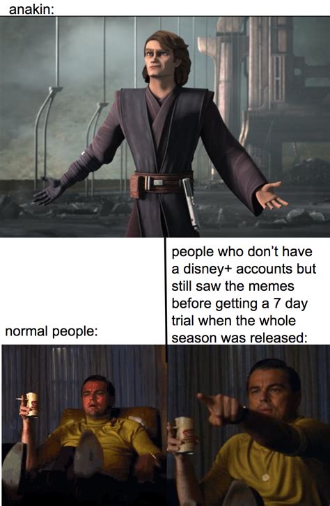 I Was Hoping For Kenobi Why Is An Anakin Meme Here Rprequelmemes