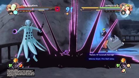 Naruto Shippuden Ultimate Ninja Storm 4 Player Match Sasukemadara