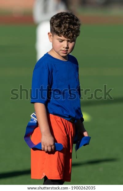 Young Kids Playing Flag Football Stock Photo 1900262035 Shutterstock