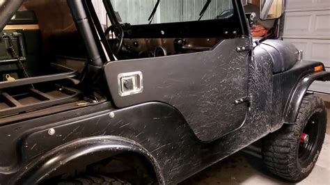 Jeep Cj5 Homemade Half Doors Youtube