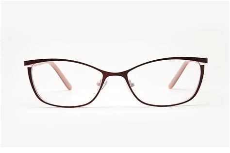 brucken brand metal glasses frame women cat eye prescription eyeglasses pink full myopia optical