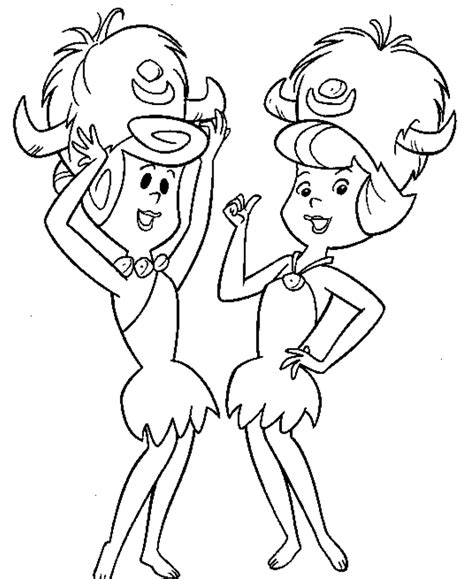 Free Flintstone Coloring Pages Coloring Home
