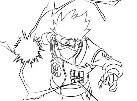 Kakashi hatake is an intelligent, serious and responsible ninja, the teacher of team seven and the sixth hokage. Naruto Rasangon - Free Coloring Pages