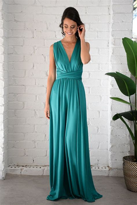 Classic Multiway Infinity Dress In Teal Infinity Dress Infinity