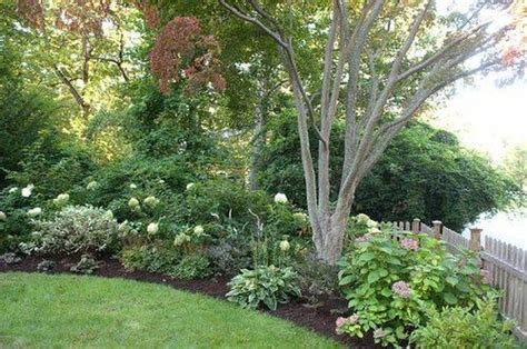 A small backyard is still a backyard—you don't need a huge space for outdoor fun and leisure in your very own home. Shady Corner Landscaping Ideas For Summer 34 | Trees for front yard, Backyard trees, Cottage ...
