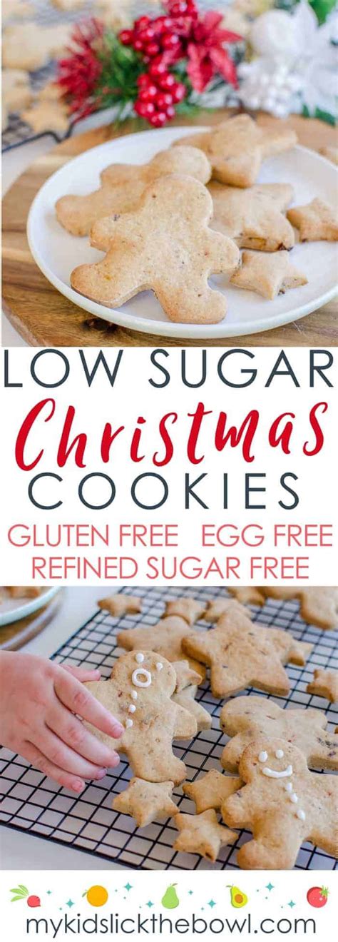 Simple and fun cookie decorating ideas for christmas! Low Sugar Christmas Cookie Recipe - Allergy Friendly